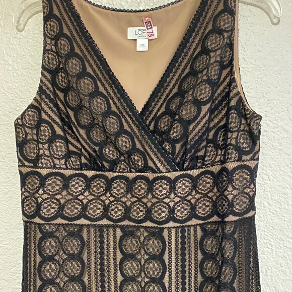 Ann Taylor Loft Black Lace Dress – Size 12P – Elegant & Flattering! - Picture 2 of 7